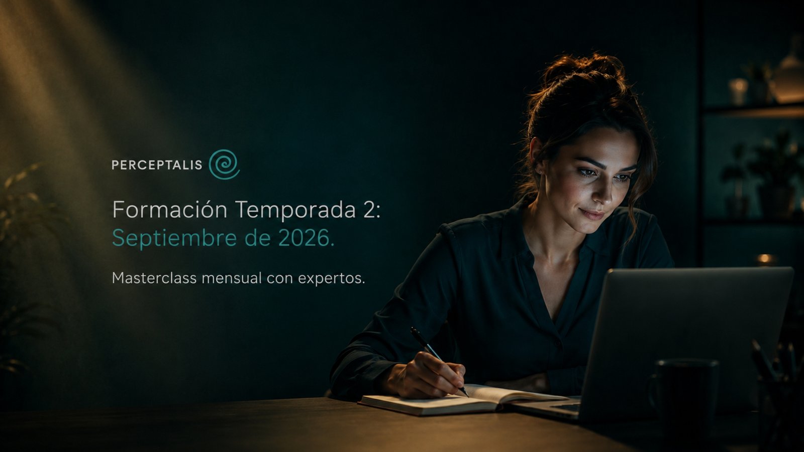 Perceptalis · Formación Temporada 2, septiembre de 2026 · Masterclass mensual con expertos
